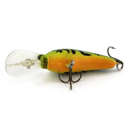 Vintage Norman Deep Baby N, 1/4oz Fire tiger fishing lure #21127