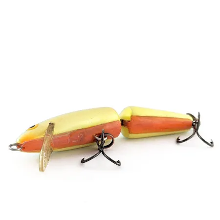 Vintage Rapala Jointed J-7, 1/8oz FT (Fire tiger) fishing lure #21138