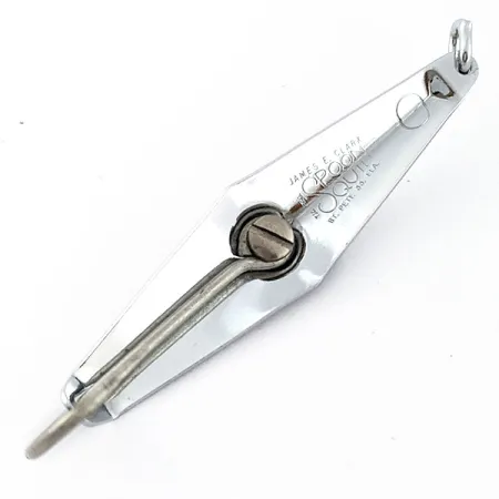 Vintage James E. Clark  James Clark  spoon, 3/16oz nickel fishing spoon #21145