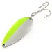 Vintage  Seneca Little Cleo (Hula Girl) UV, 3/4oz nickel/green UV fishing spoon #21149