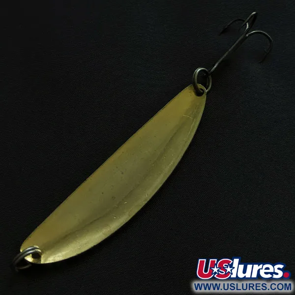 Vintage  Acme Side-Winder, 3/4oz gold fishing spoon #21162