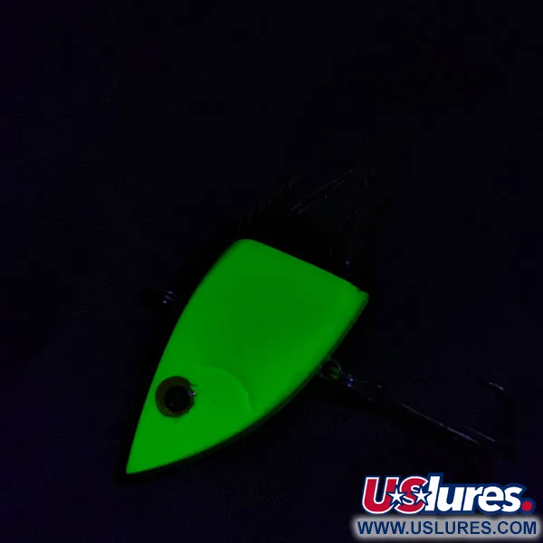 Vintage Berkley PowerBait Power Rattle, 1/2oz chartreuse/red/green fishing lure #21170