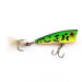 Vintage   Rebel Pop-R, 1/8oz Fire tiger fishing lure #21174