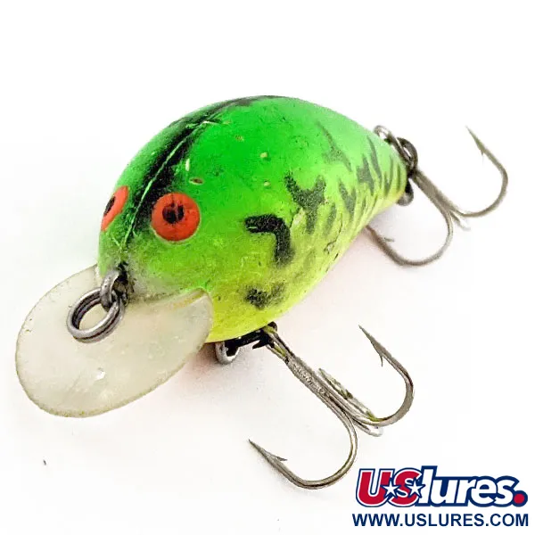 Vintage   Bomber model A UV, 1/3oz fire tiger UV fishing lure #21176