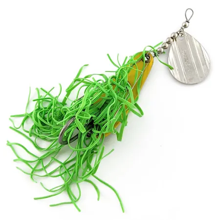 Vintage Vintage Strike King Timber Spin, 1/2oz green fishing spoon #21178