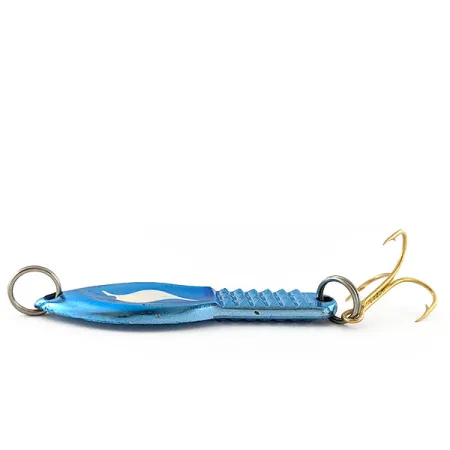 Vintage Spoofer Mark V, 3/4oz blue fishing spoon #21179