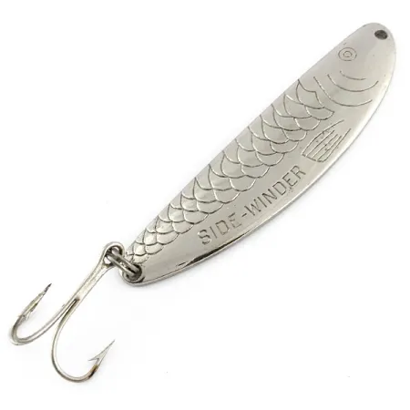 Vintage Acme Side-Winder, 1/2oz nickel fishing spoon #21183
