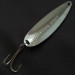 Vintage   Johnson Sprite, 3/5oz yellow/nickel fishing spoon #21185