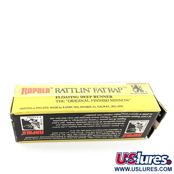   Rapala Rattlin Fat Rap RFR-7 G, 2/3oz GB (Golg Black) fishing lure #21191