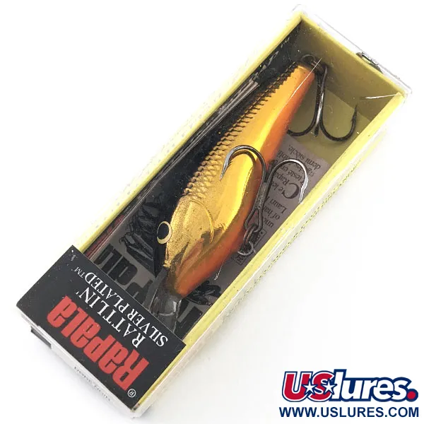   Rapala Rattlin Fat Rap RFR-7 G, 2/3oz GB (Golg Black) fishing lure #21191