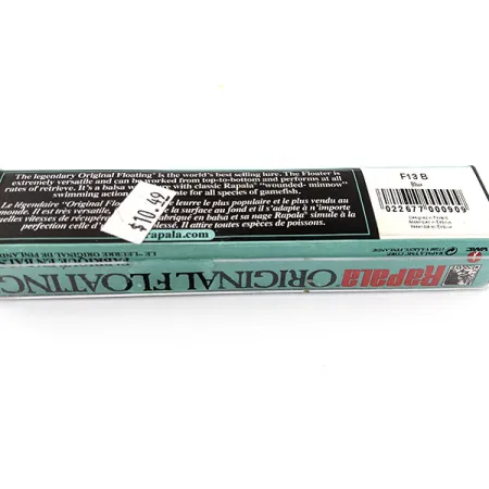 Rapala Original Floater F13, 1/4oz B (Blue) fishing lure #21192