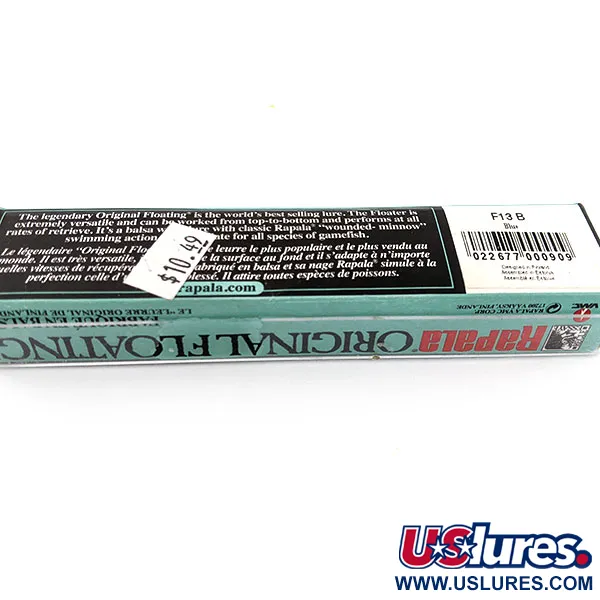   Rapala Original Floater F13, 1/4oz B (Blue) fishing lure #21192