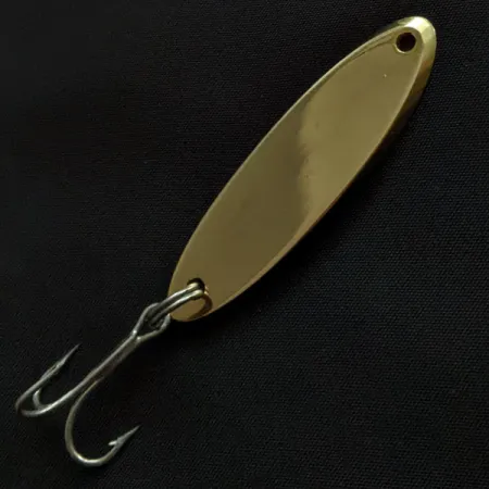 Vintage Acme Kastmaster, 1/2oz gold trout fishing spoon #21196