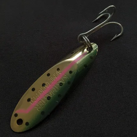 Vintage Acme Kastmaster, 1/2oz gold trout fishing spoon #21196