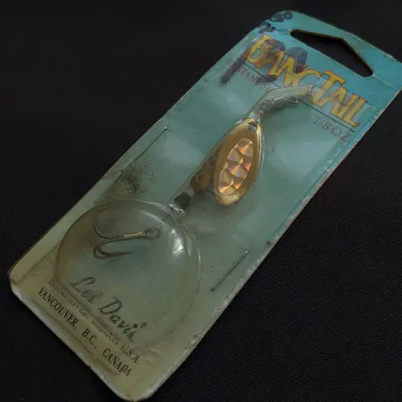 Luhr Jensen Les davis Bang Tail, 3/16oz gold spinning lure #21203