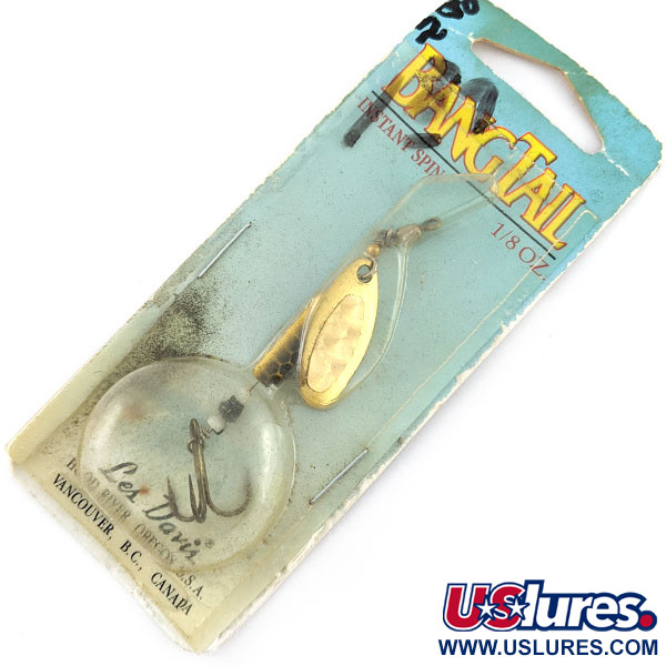  Luhr Jensen Les davis Bang Tail, 3/16oz gold spinning lure #21203