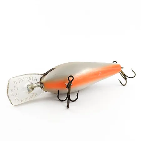 Vintage Rapala Fat Rap FR 7 (Finland), 1/2oz Tiger fishing lure #21206