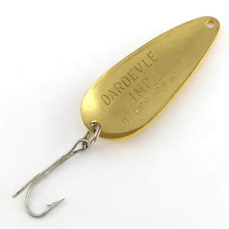 Vintage Eppinger Dardevle Imp, 2/5oz Five of Diamonds fishing spoon #21442