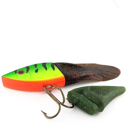 Vintage Berkley PowerBait Power Rattle, 3/4oz Fire tiger fishing lure #21225