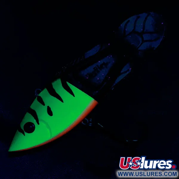 Vintage Berkley PowerBait Power Rattle, 3/4oz Fire tiger fishing lure #21225