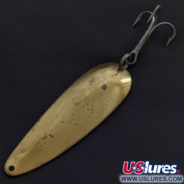 Vintage  Eppinger Dardevle (Detroit), 1oz brass fishing spoon #21237