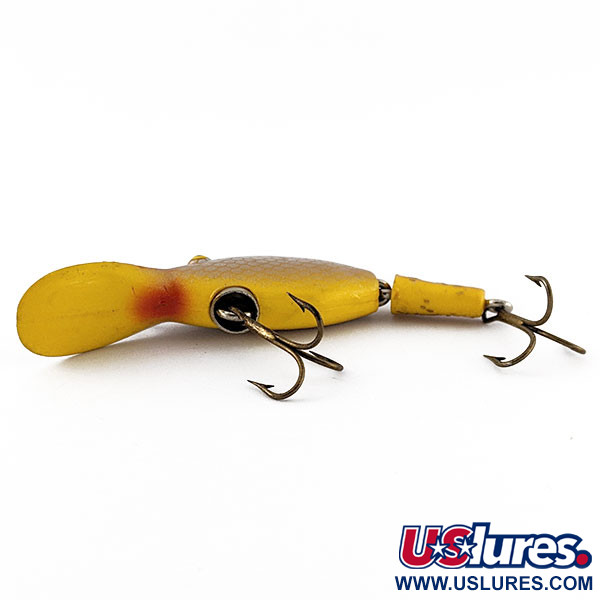 Vintage  Eppinger Sparkle Tail, 1/4oz yellow/brown fishing lure #21248