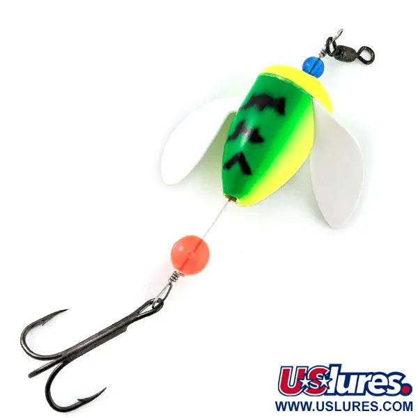 Vintage  Yakima Bait Spin-N-Glo, 1/8oz Fire tiger fishing #21250