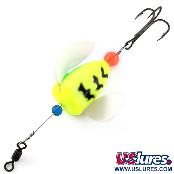 Vintage  Yakima Bait Spin-N-Glo, 1/8oz Fire tiger fishing #21250