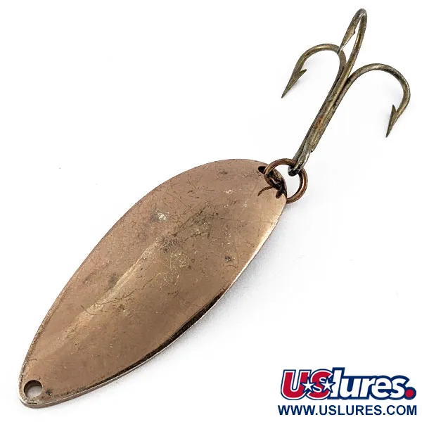 Vintage Seneca Little Cleo (Hula Girl), 1/2oz gold fishing spoon #21269