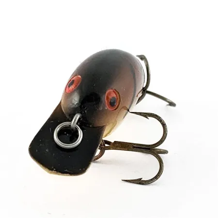 Vintage Cotton Cordell Big O, 1/8oz Brown tiger fishing lure #21276