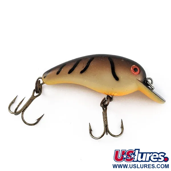 Vintage   Cotton Cordell Big O, 1/8oz Brown tiger fishing lure #21276