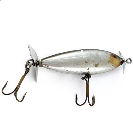 Vintage Cotton Cordell Crazy Shad, 1/3oz silver fishing lure #21277