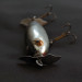 Vintage   Cotton Cordell Crazy Shad, 1/3oz silver fishing lure #21277