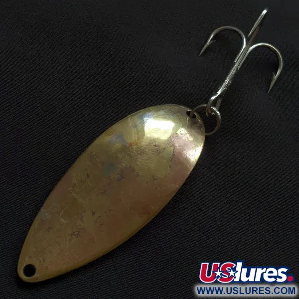 Vintage  Seneca Little Cleo (Hula Girl), 3/4oz gold fishing spoon #21286