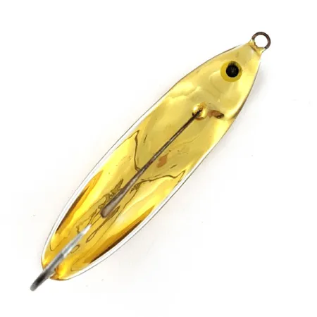Vintage Rapala Minnow Spoon, 1/2oz gold fishing spoon #21292