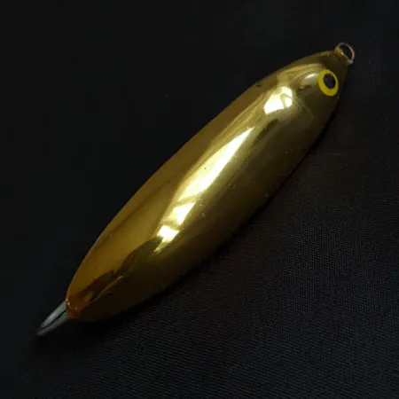 Vintage Rapala Minnow Spoon, 1/2oz gold fishing spoon #21292