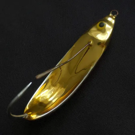 Vintage Rapala Minnow Spoon, 1/2oz gold fishing spoon #21292