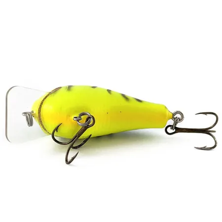 Vintage Bagley Balsa B2, 3/5oz Fire tiger fishing lure #21297