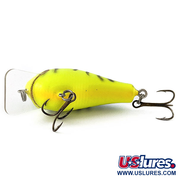 Vintage  Bagley Bait Bagley Balsa B2, 3/5oz Fire tiger fishing lure #21297