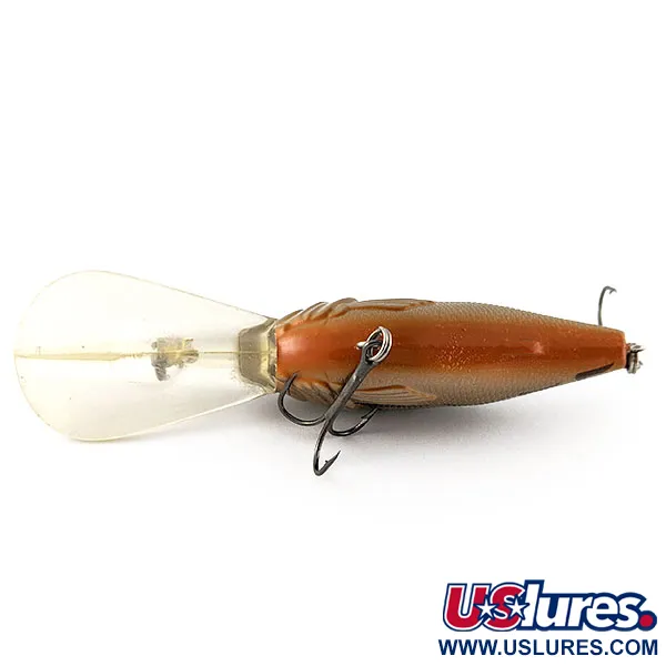 Vintage   Bass Pro Shops XPS Lazer Eye Deep Diver Crankbait, 3/4oz Craw fishing lure #21298