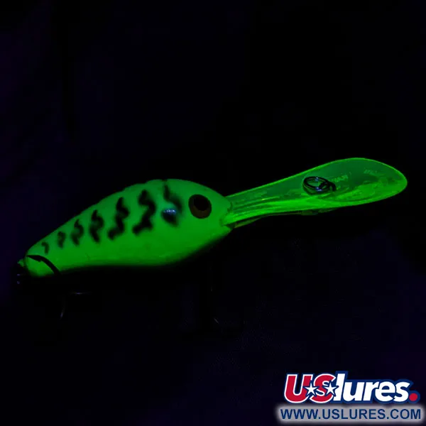 Vintage   Rapala Down Deep Rattlin Fat Rap 5, 2/5oz FT  (Fire tiger) fishing lure #21303