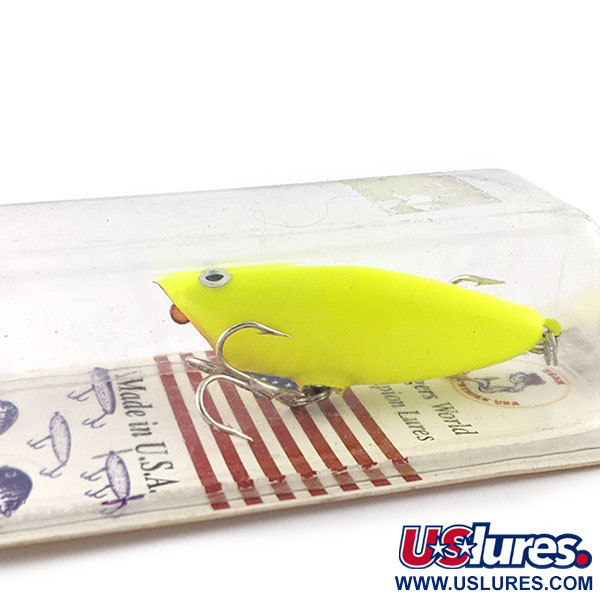   Luck E Strike Rogers popper, 1/4oz yellow fishing lure #21309