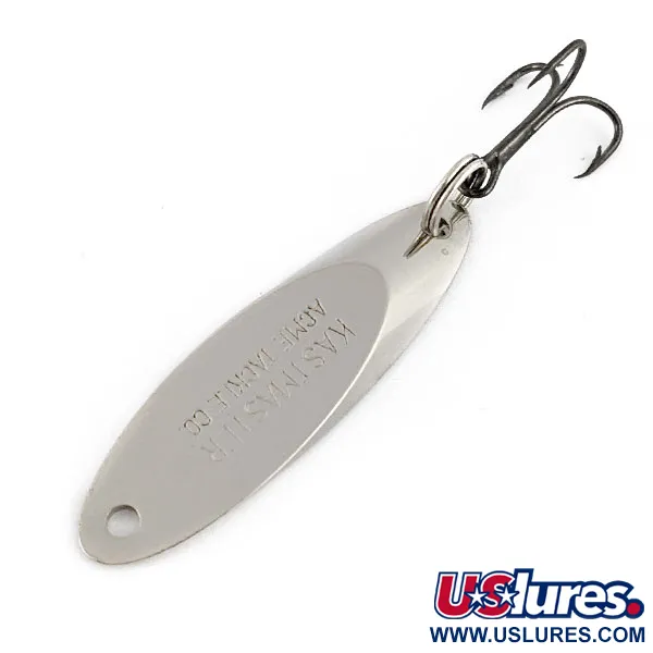 Vintage Acme Kastmaster, 1/4oz nickel fishing spoon #21328