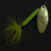 Vintage  Yakima Bait Worden’s Original Rooster Tail, 1/2oz gold/green UV spinning lure #21332