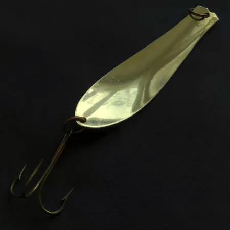 Vintage Prescott Spinner Big Doctor 285, 1oz gold fishing spoon #21334