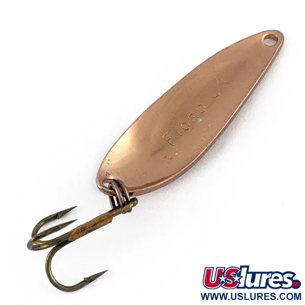 Vintage Acme Fiord Spoon Jr, 1/8oz copper fishing spoon #21353