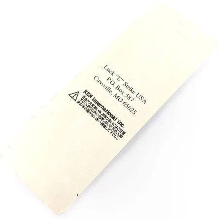 Luck E Strike Rogers Big Jim, 1/4oz blue fishing lure #21356