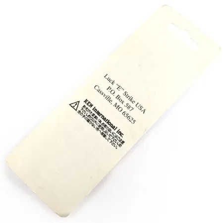 Luck E Strike Rogers Big Jim , 1/4oz Fire tiger fishing lure #21357