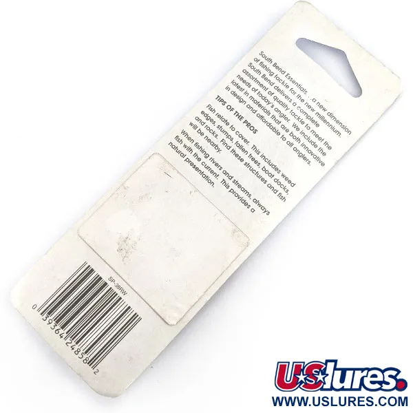   South Bend  Super Spoon, 2/5oz red/white fishing spoon #21358