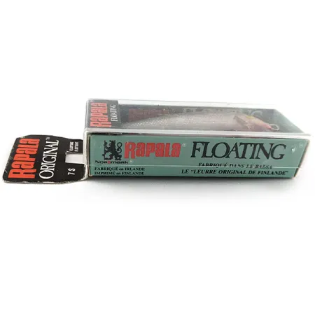 Rapala Original Floater F7, 1/8oz S (Silver) fishing lure #12360